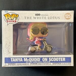 Funko Pop! Rides Tanya McQuoid On Scooter Vinyl Figure HBO The White Lotus #125